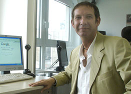 Roland Gräf im Usability-Lab
